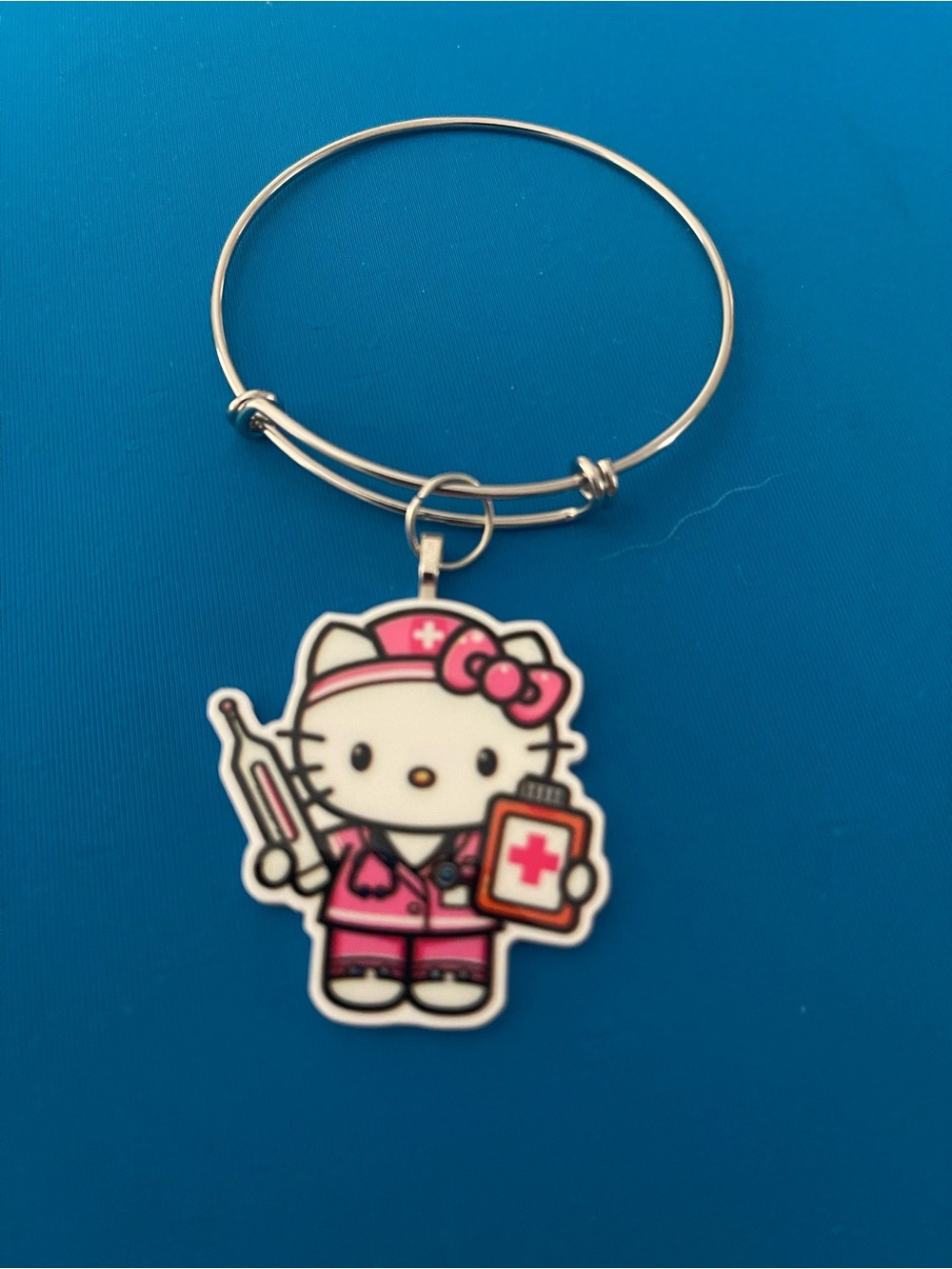 Hello Kitty Nurse bracelet - Pink and White
